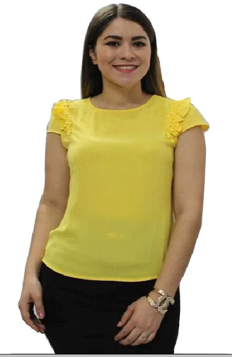FASHIONABLE short BLOUSE to LADIES /GIRLS CASUAL/OFFICE - image 5