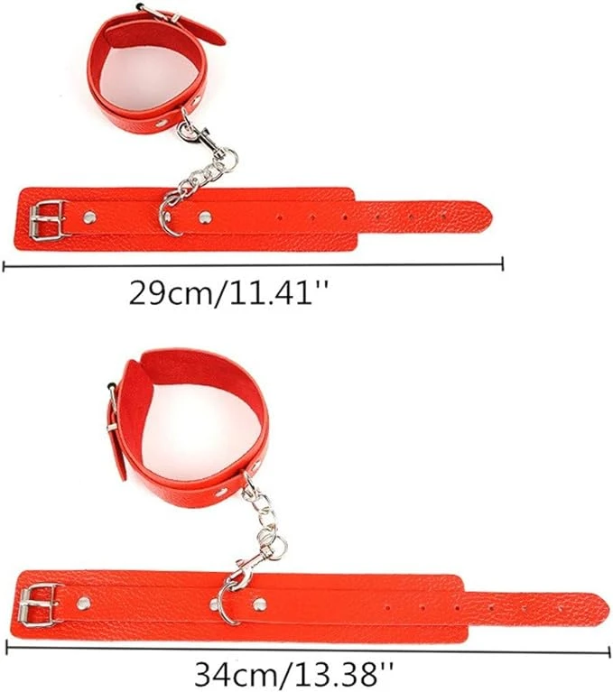 Generic Sex Bondage Set Handcuffs Red BDSM - image 8