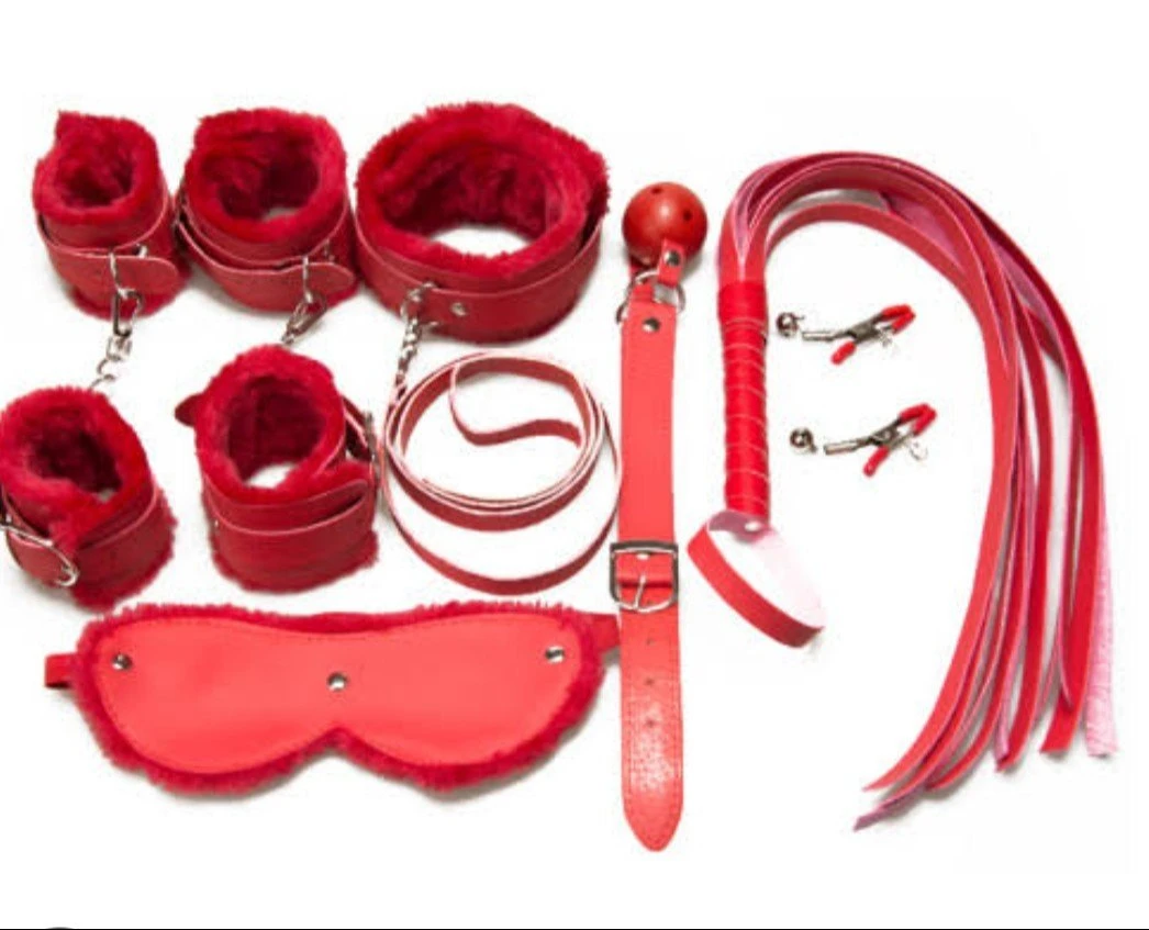 Generic Sex Bondage Set Handcuffs Red BDSM - image 11