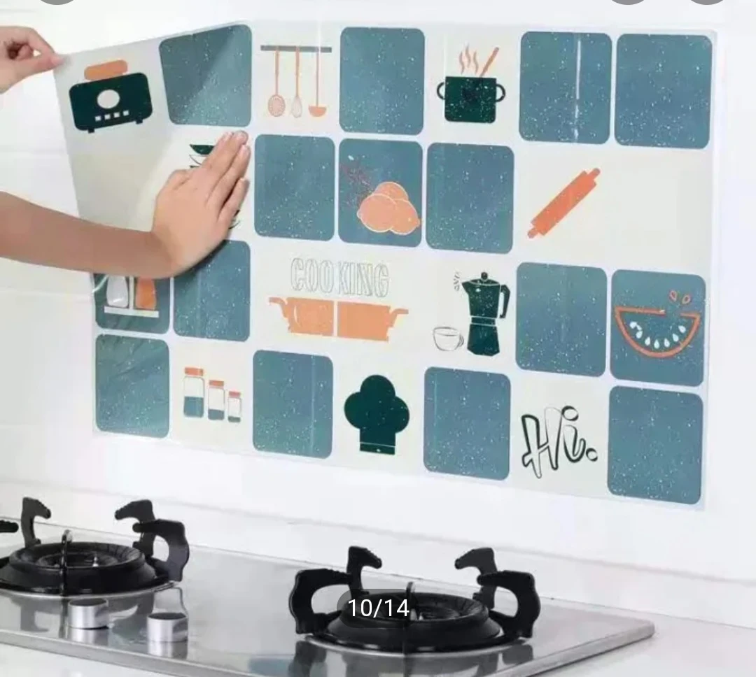 Home Decor Kitchen Room Anti Oil Wall Sticker - image 3