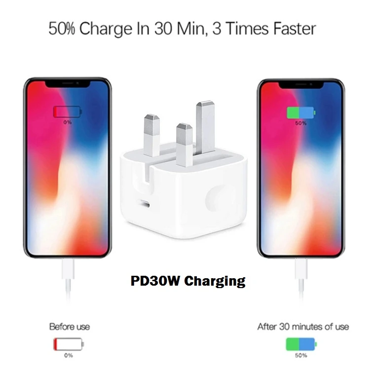 iphone 35W Type C power adapter (Uk Pin) Fast Charger - image 2