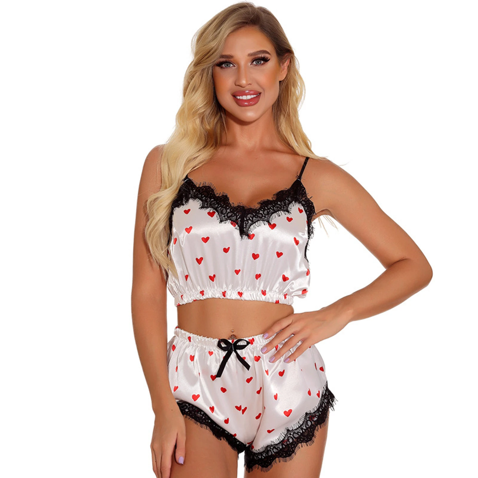Generic Lace Sexy Women Pajama Suit - image 1
