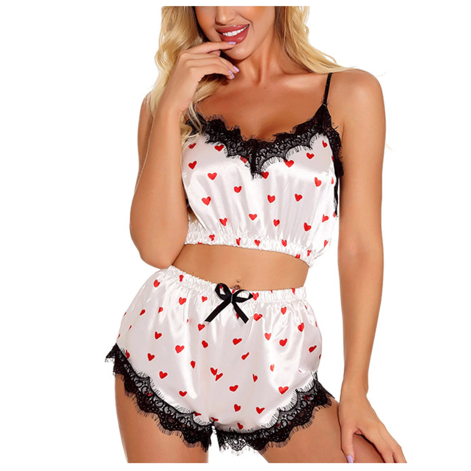 Generic Lace Sexy Women Pajama Suit - image 3