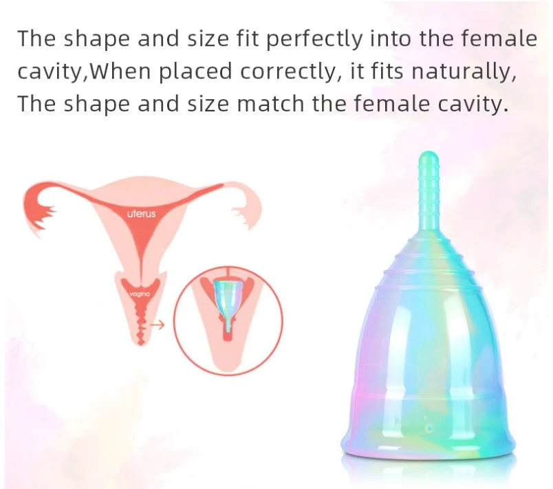 Hygiene Lady Cup Medical Grade Silicone Menstrual Cup - image 2