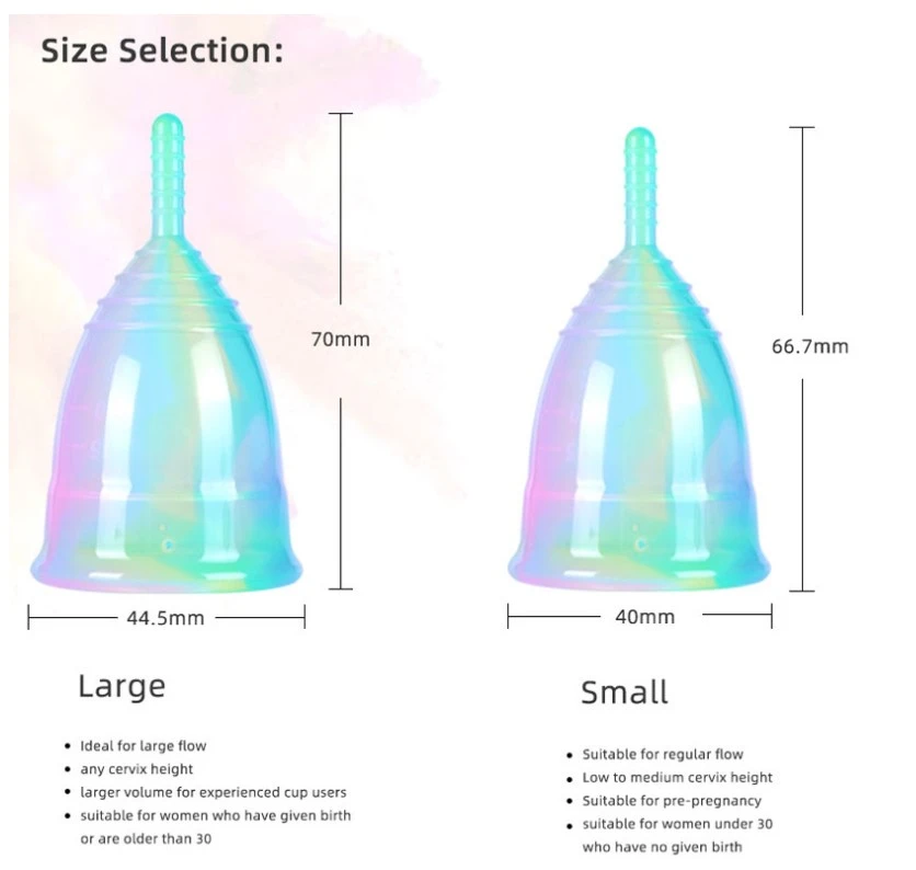 Hygiene Lady Cup Medical Grade Silicone Menstrual Cup - image 4