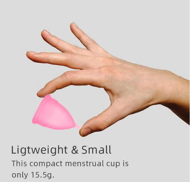 Lady Cup Menstrual Period Cup Pink (Size S) - image 2