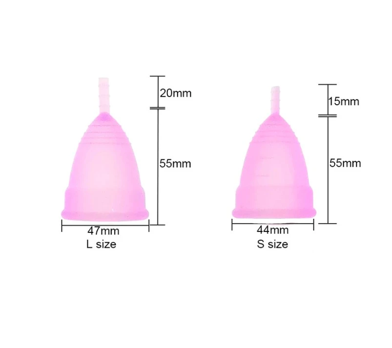 Lady Cup Menstrual Period Cup Pink (Size S) - image 3