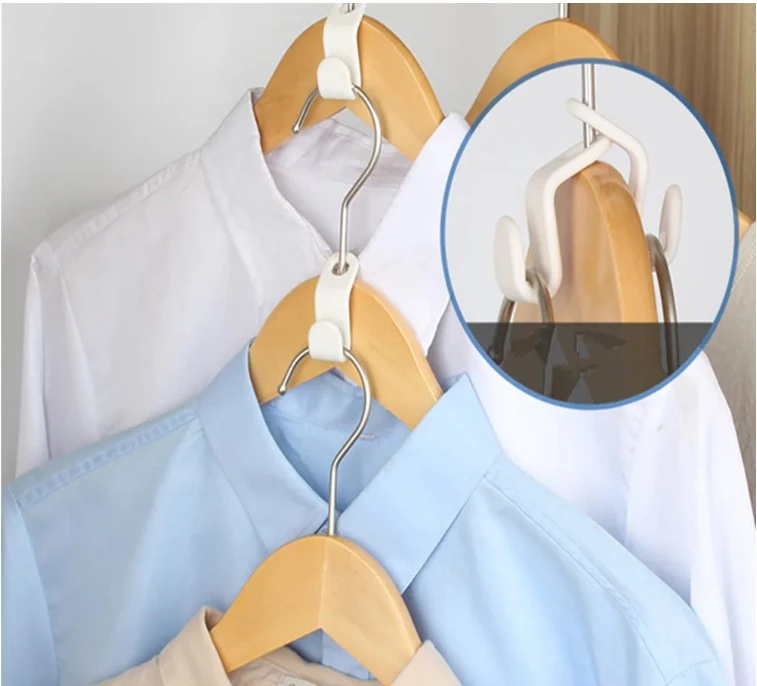 Generic Mini Clothes Hanger Closet Connector Hooks - image 2