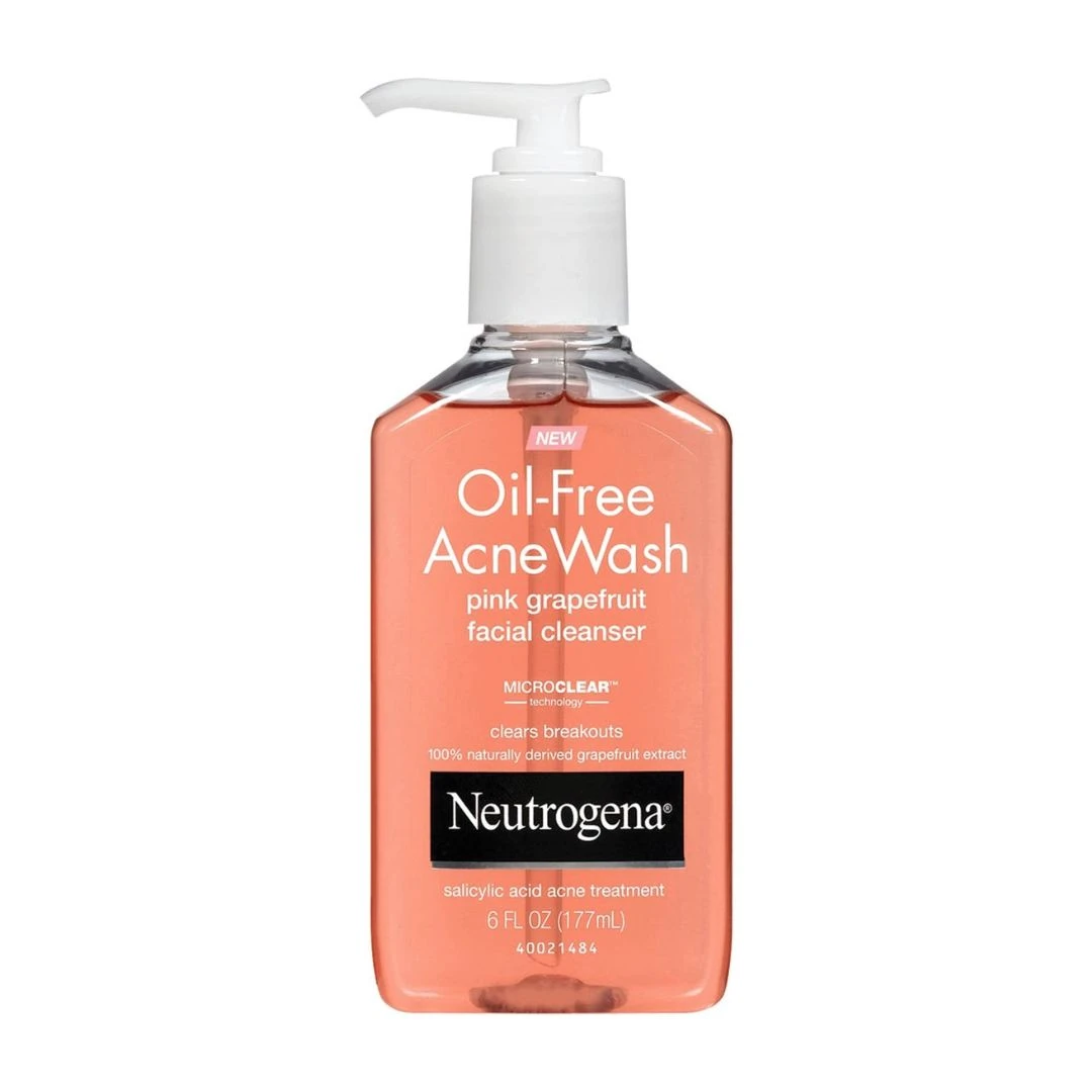 Neutrogena Free Pink Salicylic Acid Facewash - 177 ml