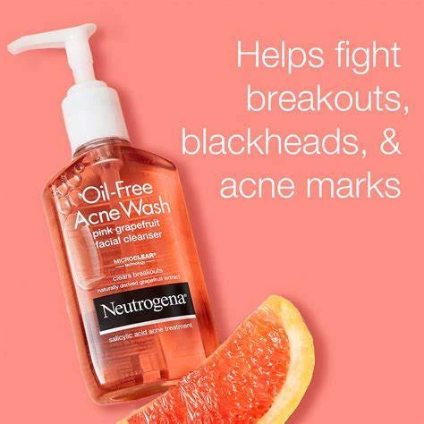 Neutrogena Free Pink Salicylic Acid Facewash  - 177 ml - image 2