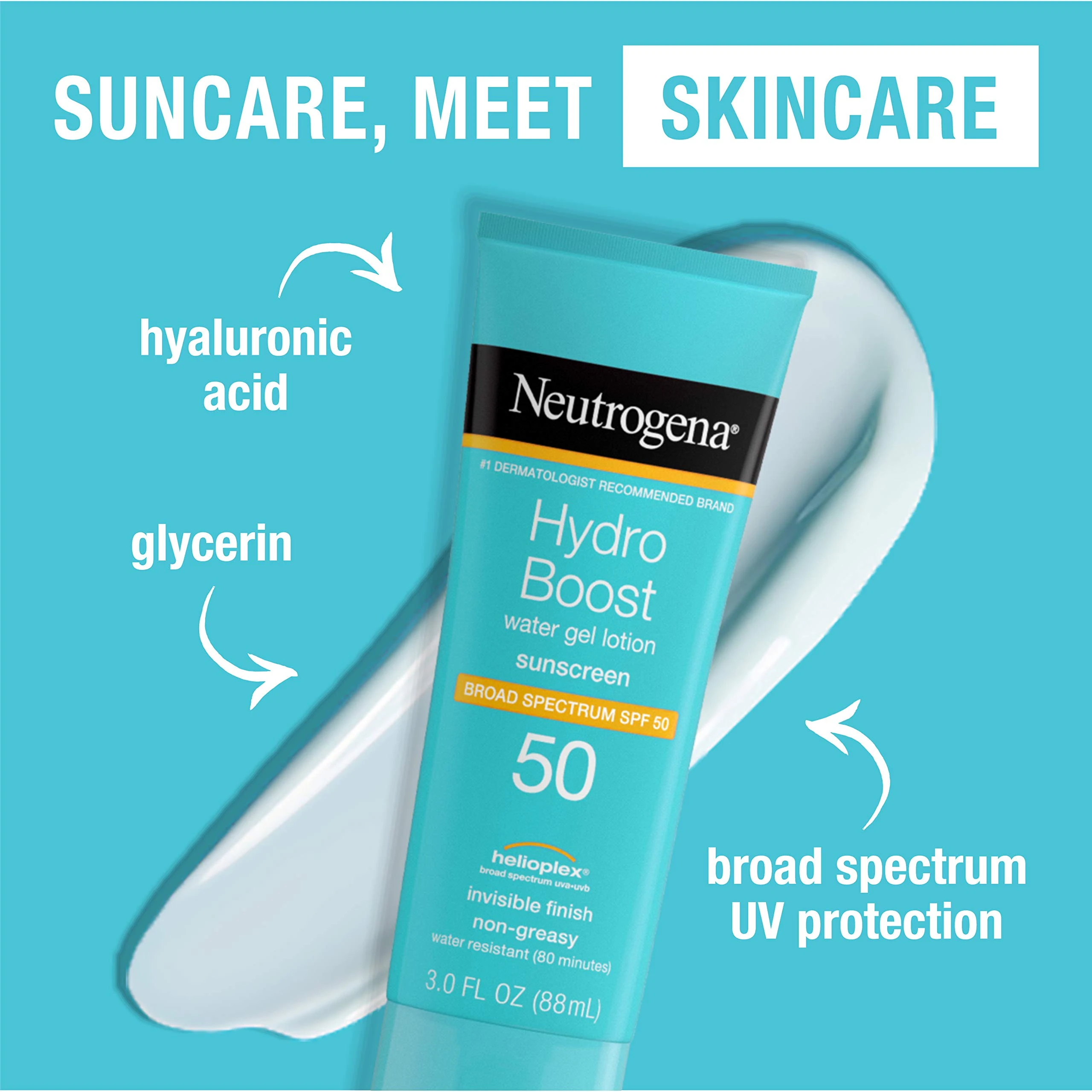 NEUTROGENA Hydro Water Gel Lotion SPF 50 - 88 ml - image 2