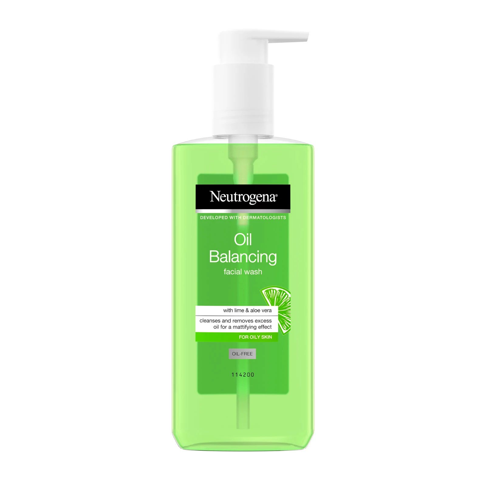 NEUTROGENA Oil Facial Wash Lime - 200 ml - image 1