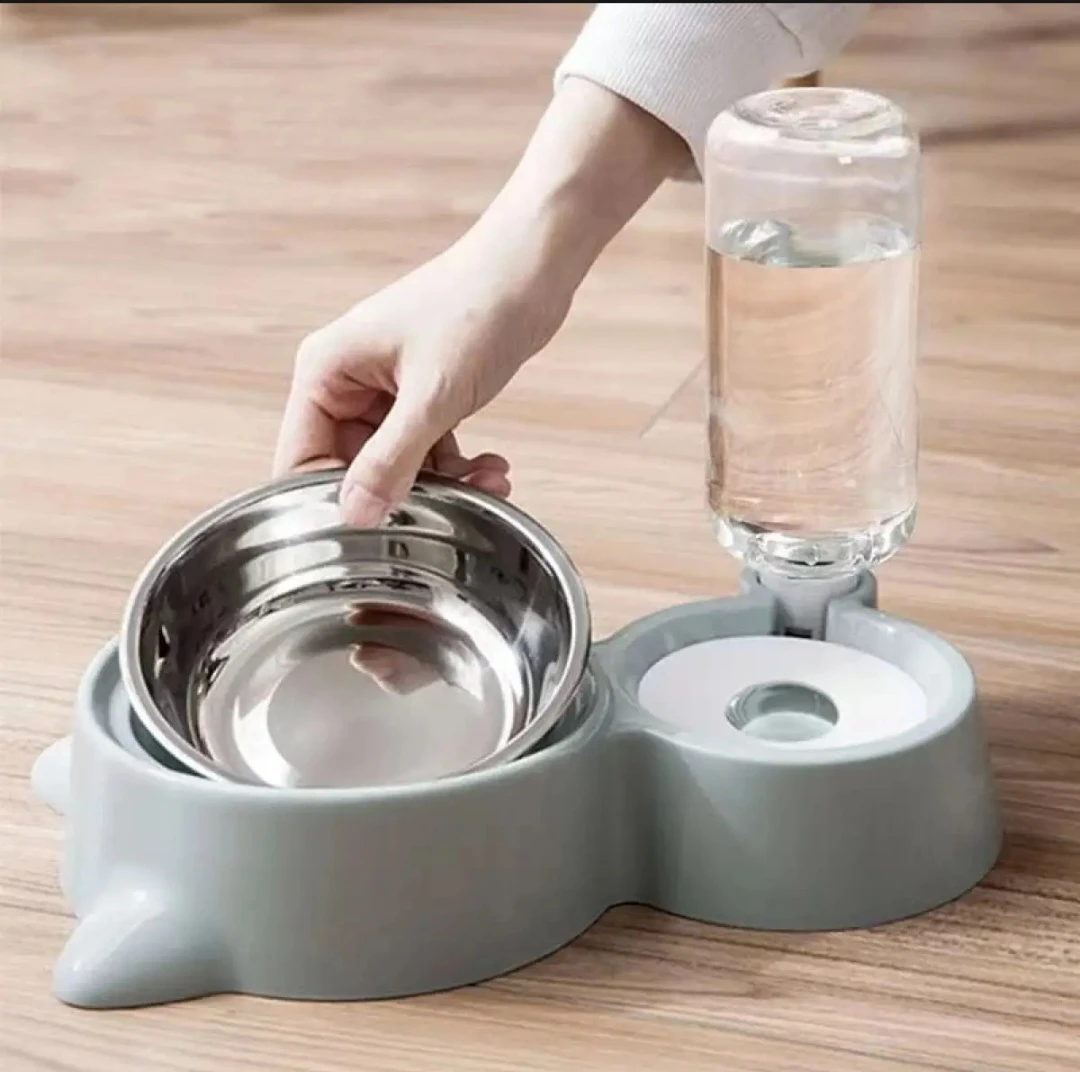 Generic 2-in-1 Cat Bowl Water Dispenser - image 2