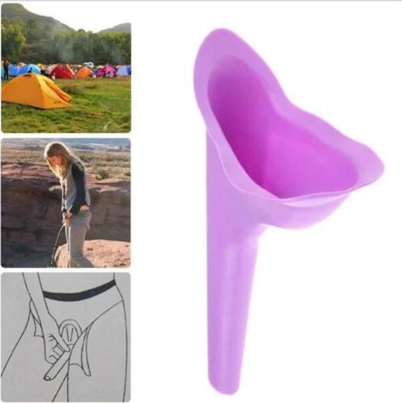 Generic Female Portable Urinal Funnel Silicone Travel - image 2
