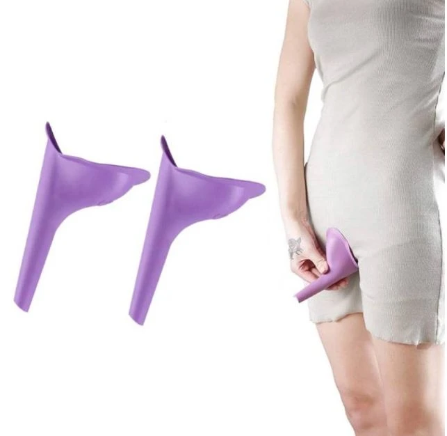 Generic Female Portable Urinal Funnel Silicone Travel - image 3