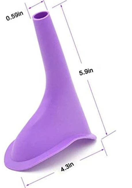 Generic Female Portable Urinal Funnel Silicone Travel - image 4