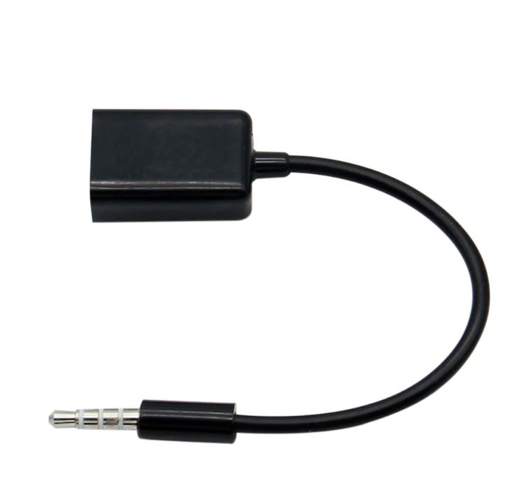 Portable 3.5mm Male AUX Audio Plug Jack To USB - image 3