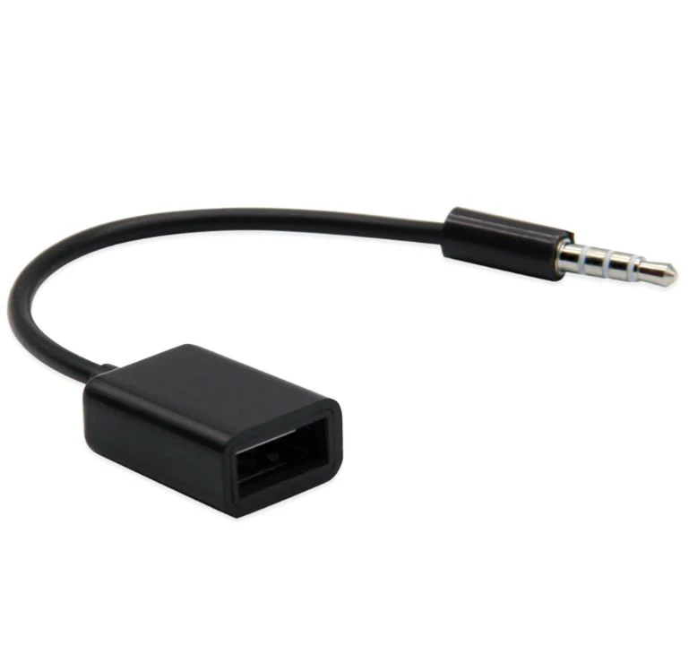 Portable 3.5mm Male AUX Audio Plug Jack To USB - image 5