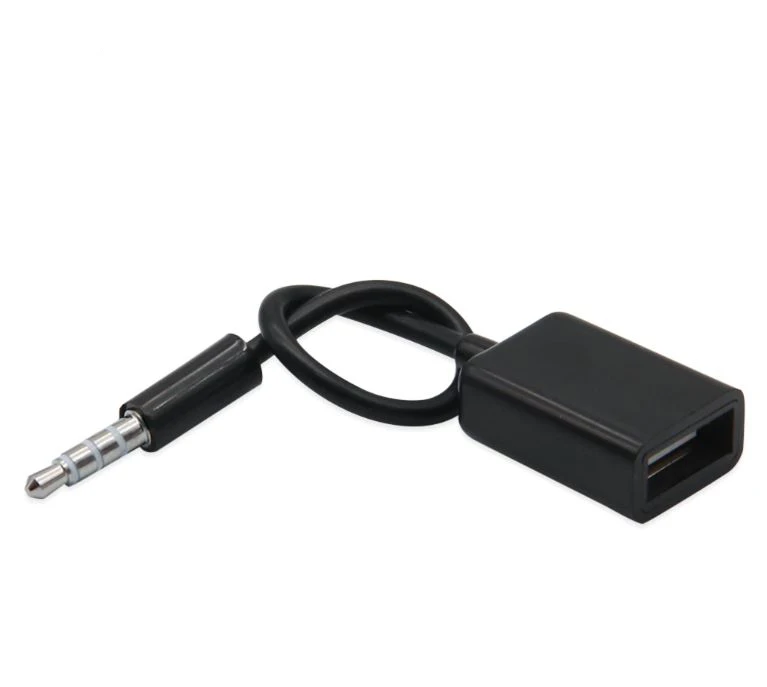 Portable 3.5mm Male AUX Audio Plug Jack To USB - image 6