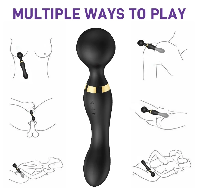 Powerful Double Heads Dildo Vibrator for Women - image 2