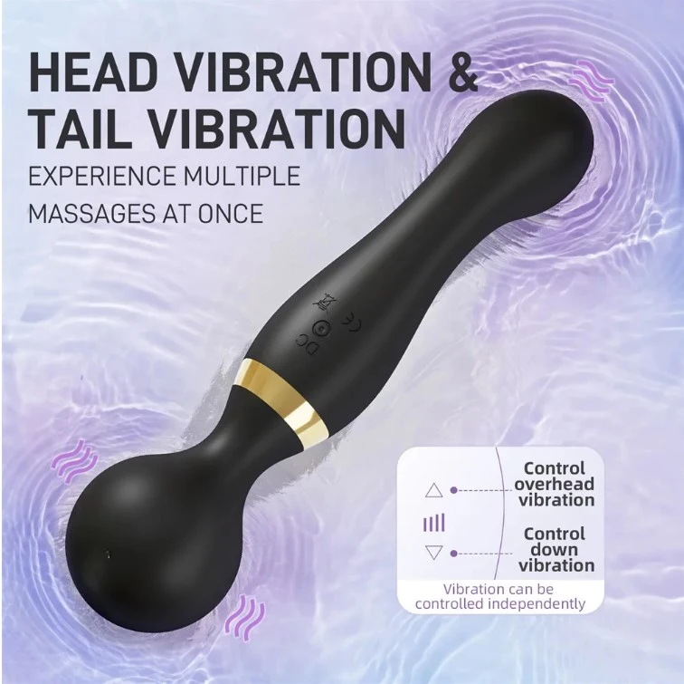 Powerful Double Heads Dildo Vibrator for Women - image 4