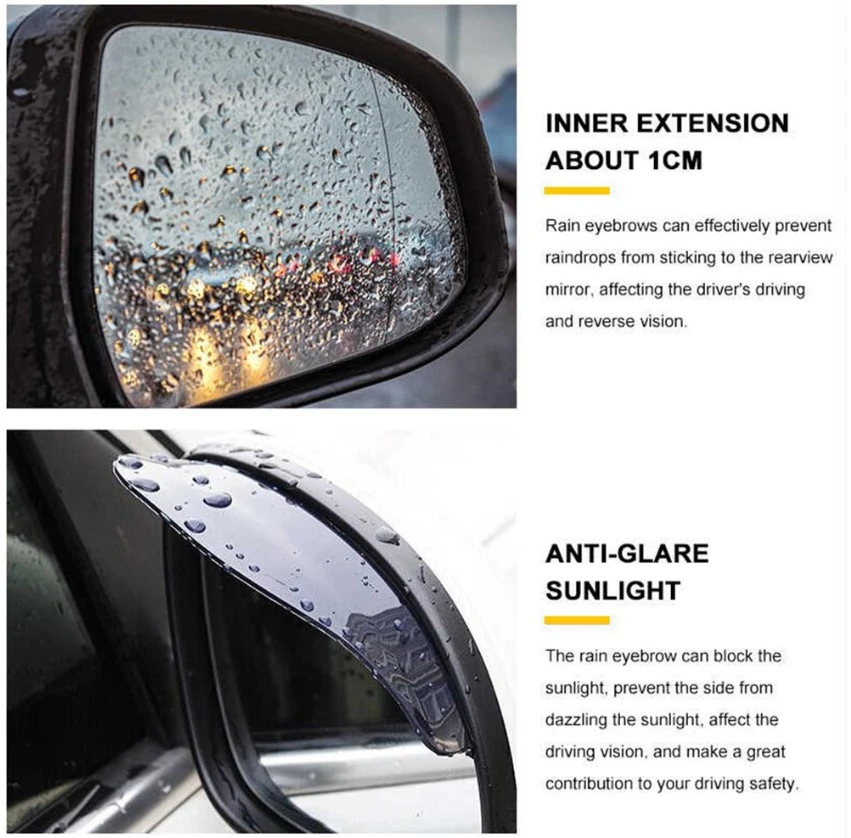 Generic Side Mirror Visor Eyebrow Guard Sun Visor - image 2