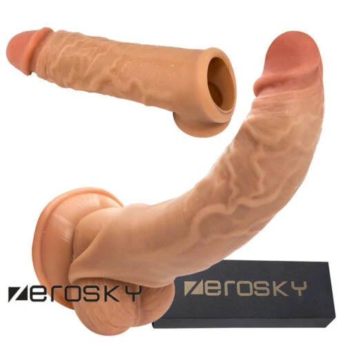 Generic Realistic Penis Extender Sleeve Length & Girth - image 2