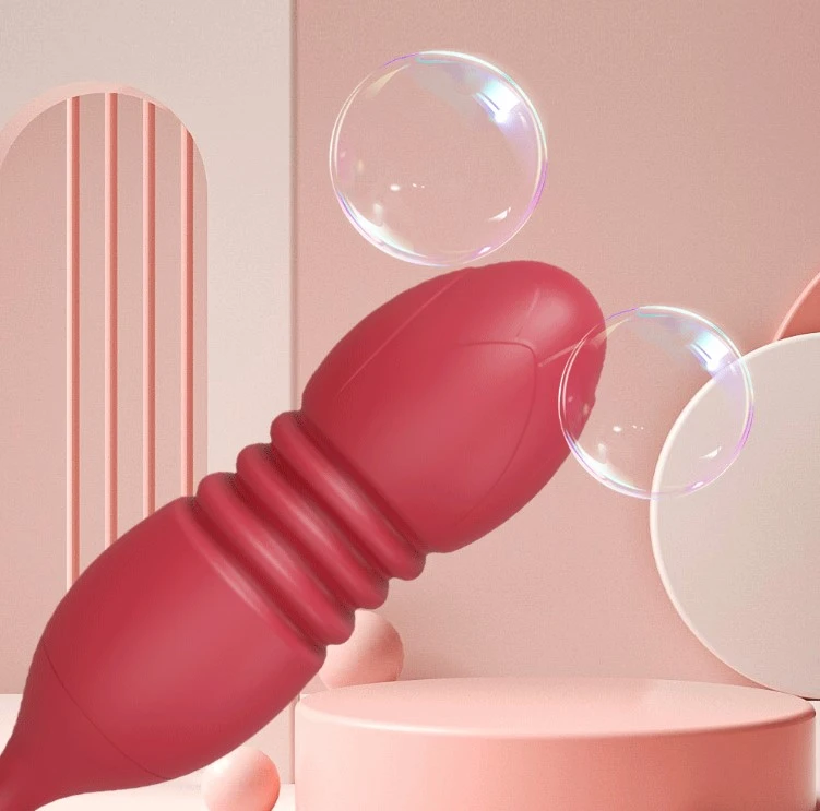 Rose Sucking Sex Toys Dildo Vibrator for Women 3in1 - image 4