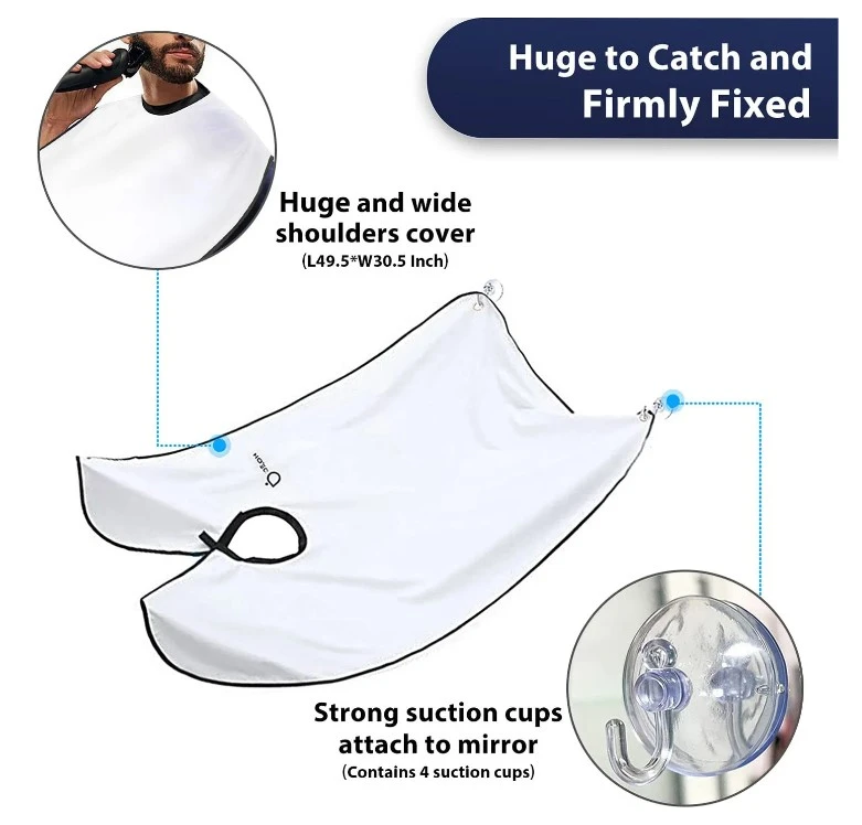 Shaving Apron Care Bib Face Shaver - image 4