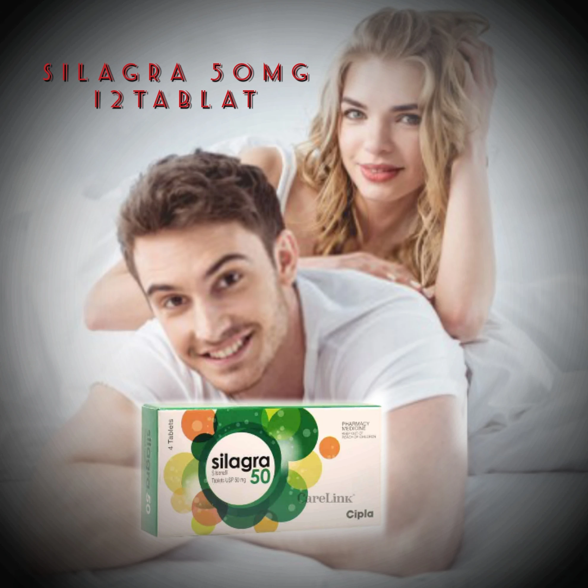 SilDANAFIL 50mg silagra brand 12 tablat