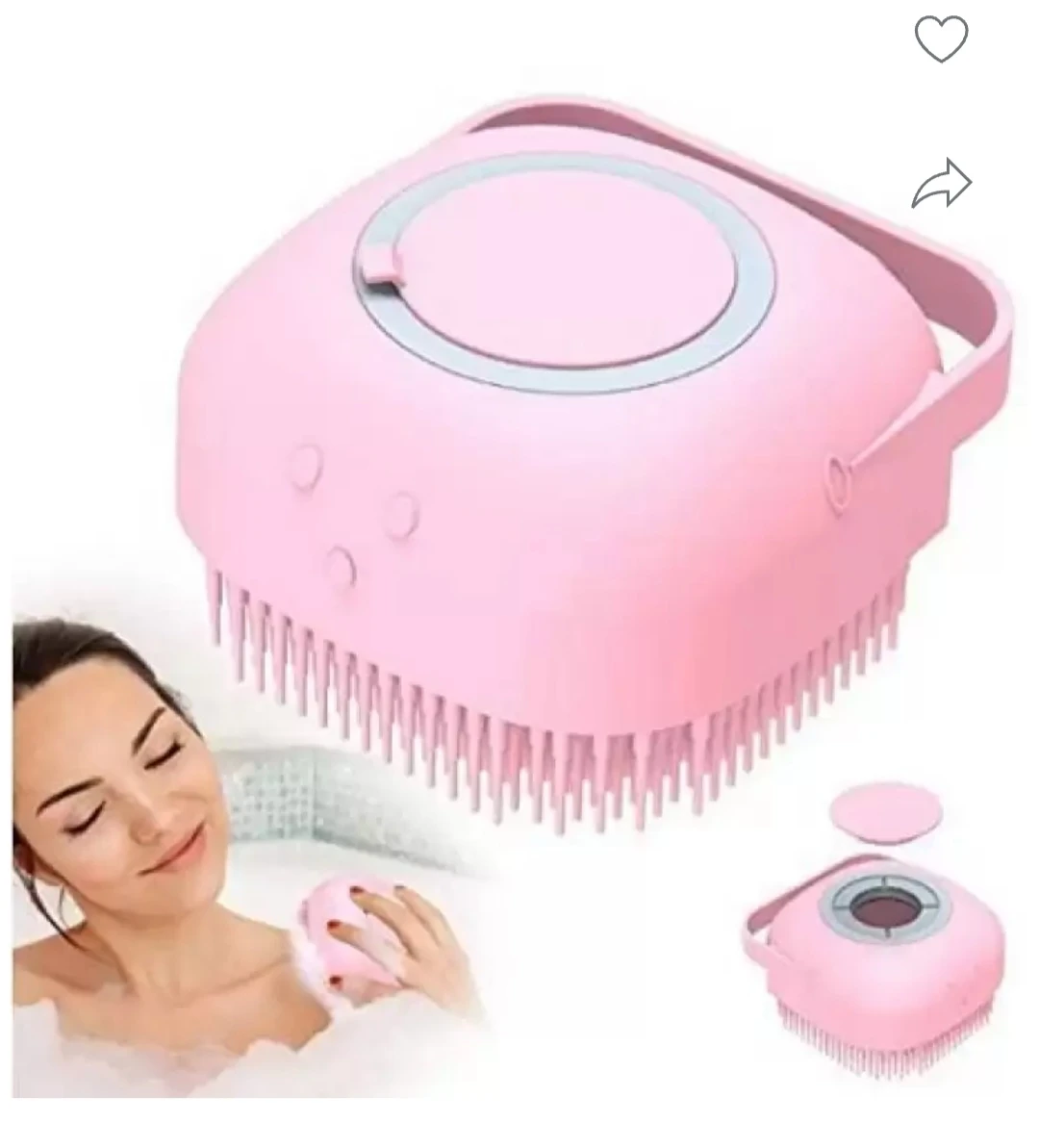 Generic Silicone Massage Bath Brush - image 1