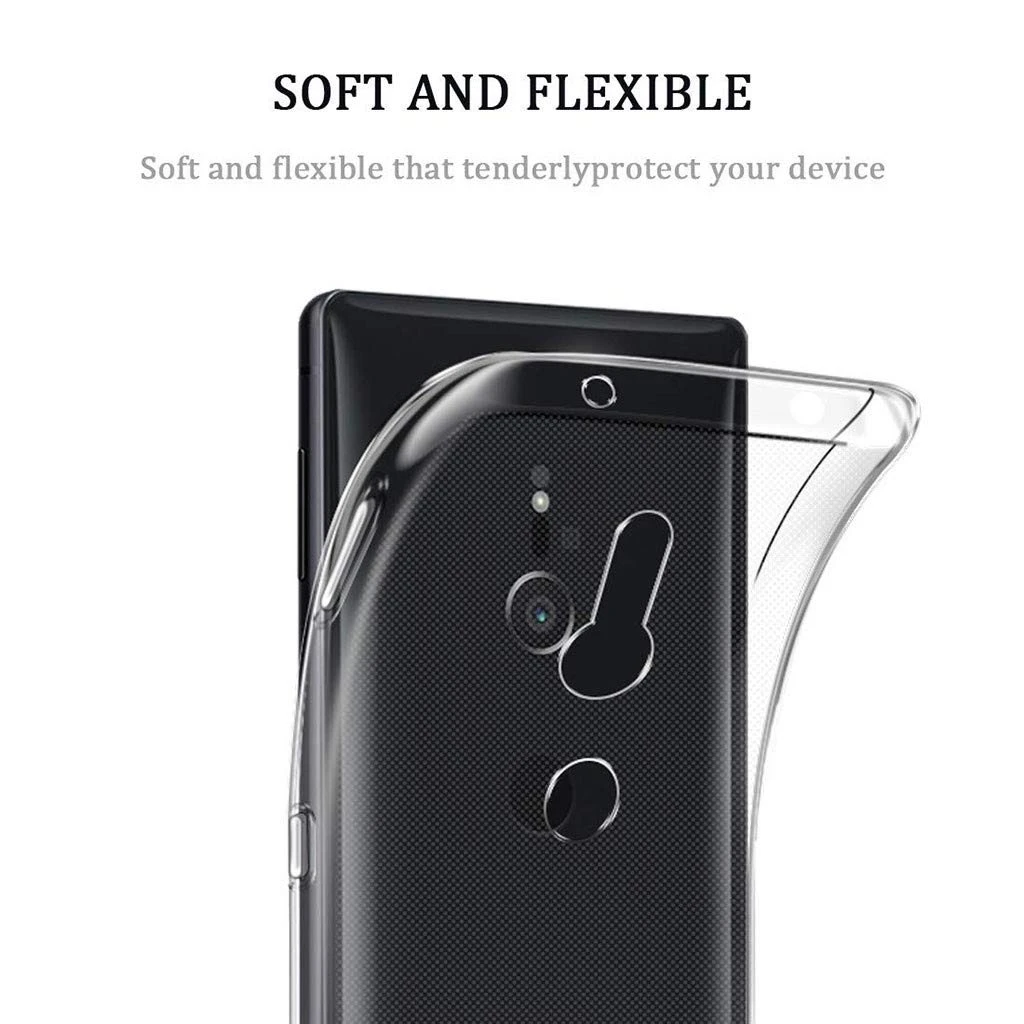 Sony Xperia Xz 2 Back cover Case Slim Soft Transparen - image 3