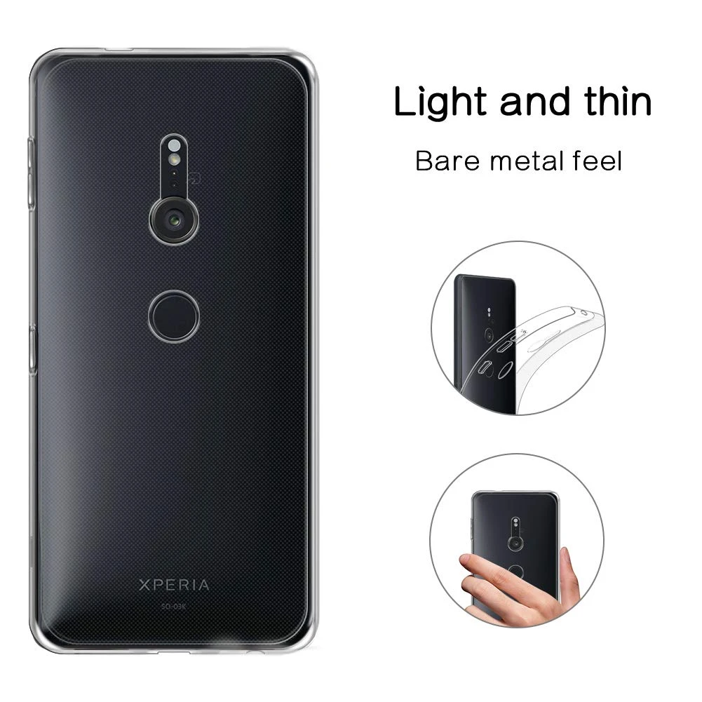 Sony Xperia Xz 3 Back cover Case Slim Soft Transparent - image 4