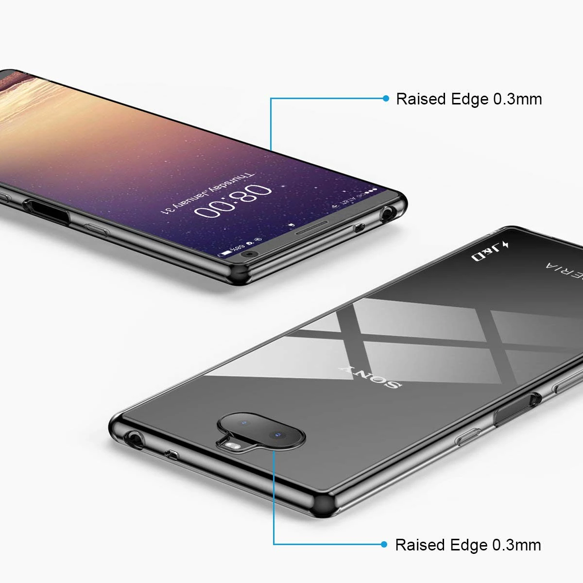 Sony Xperia 8 back cover case silicone/TPU - image 3