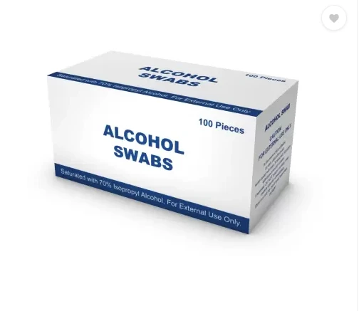Sterile Alcohol swabs, Isopropyl Alcohol 70% - 100 Pads