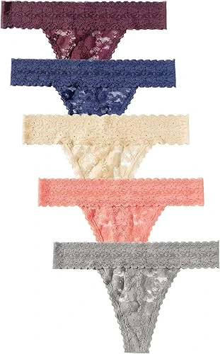 Stretchy Lace Low Rise Thong