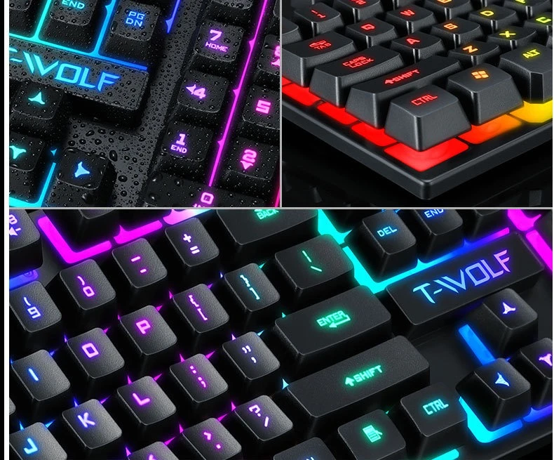T-WOLF T20 Gaming RGB Wired Keyboard - image 6