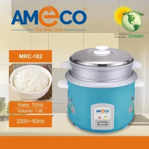 1.8L Rice Cooker with Steamer 1.00KG