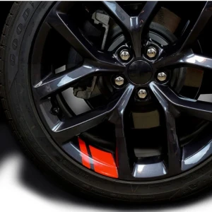 4Pcs Car Sticker Reflective Car Wheel Rim Vinyl Stickers
