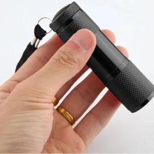 Light Torch Lamp Super Mini 9 LED Flashlight Ultraviolet