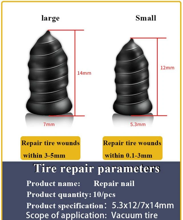 Generic Tire Puncture Repair Nails Self-Service Puncture Repair - image 7