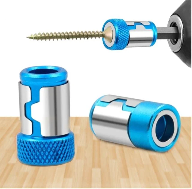 Universal Magnetic  Metal Screwdriver Bit Powerful Ring - image 1