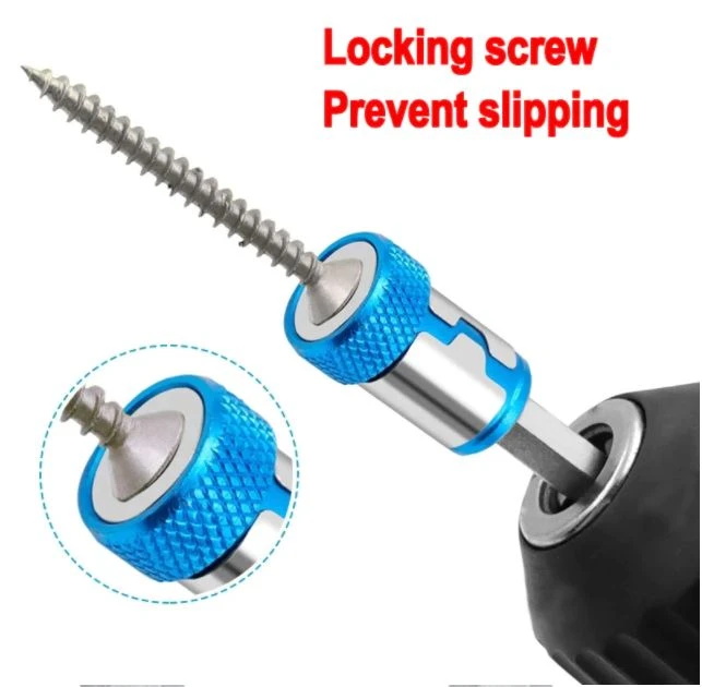 Universal Magnetic  Metal Screwdriver Bit Powerful Ring - image 3