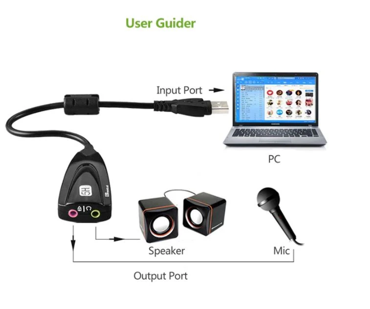 Generic USB 7.1 Channel External Sound Card - image 4