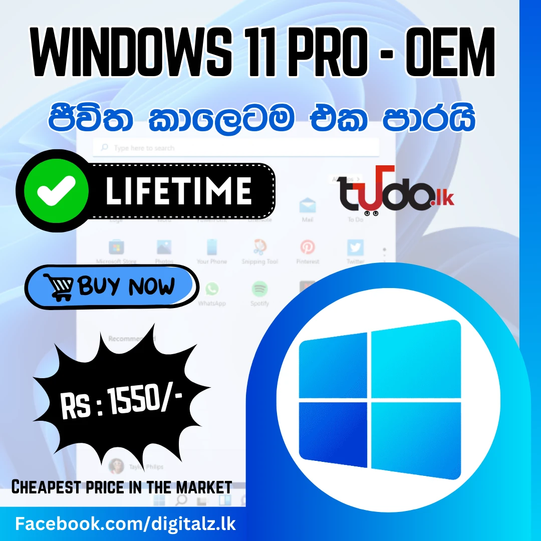 Microsoft Windows 11 Pro OEM Activation Key Lifetime
