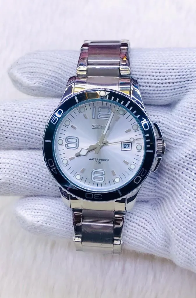Black Mens Casual Fashion Wristwatch