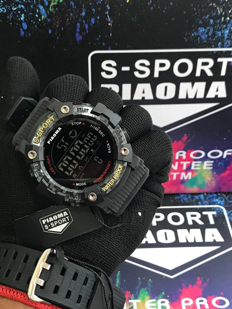 BLACK Mens Casual Piaoma Watch