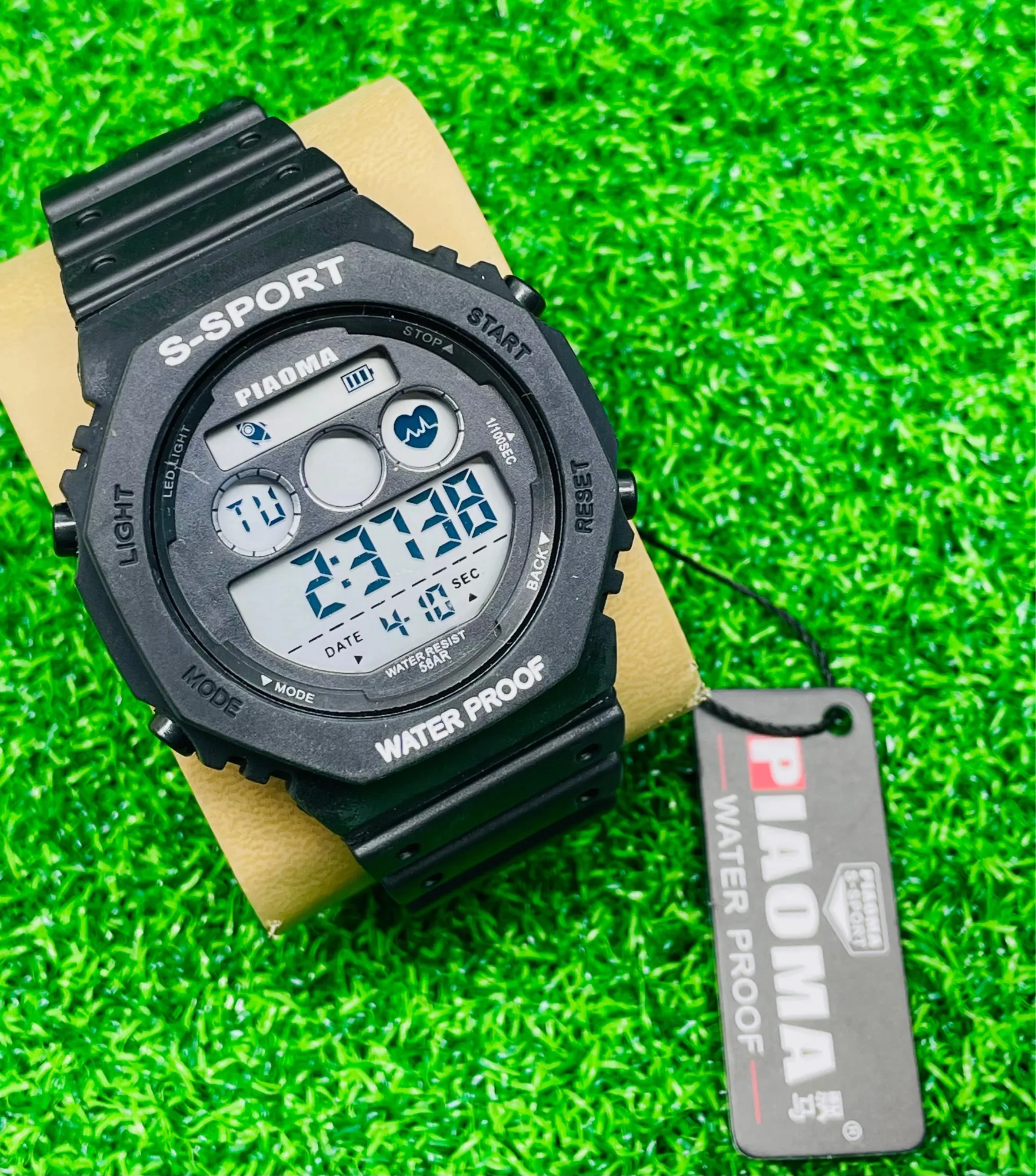 Black New Mens Boys Casual Fashion Sports Piaoma Watch