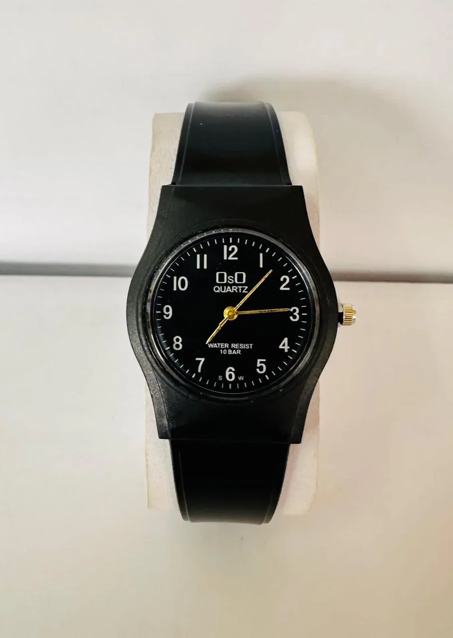 BLACK New mens boys womens casual school watch