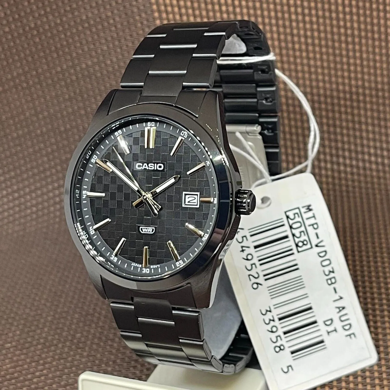Black New Mens Casual Black Watch